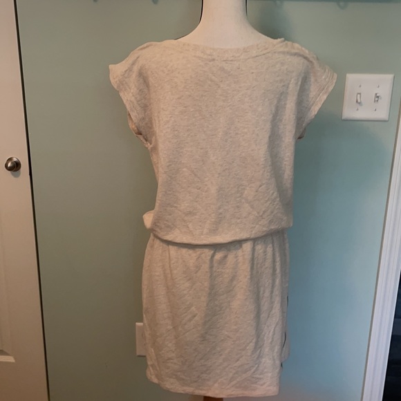 Halogen ecru knit sleeveless dress M - Picture 3 of 4